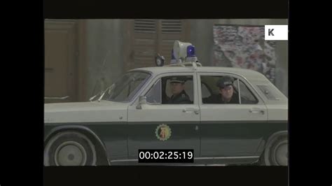 1970s 1980s Germany Police Car Patrolling Berlin Street 35mm YouTube