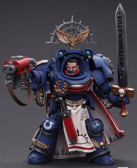 Ultramarines Terminator Captain 118 Scale Warhammer 40k Joy Toy