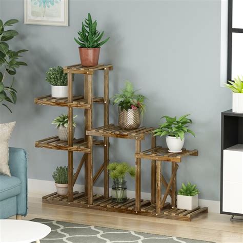 Arlmont Co Plant Stand Multi Tier Flower Shelves Organizer Wayfair Ca