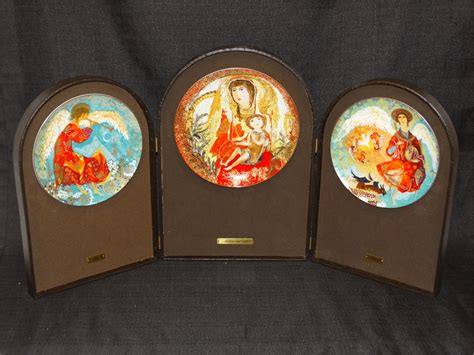 ShopTheSalvationArmy 3 Pc Byzantine Triptych Plates Anna Perenna