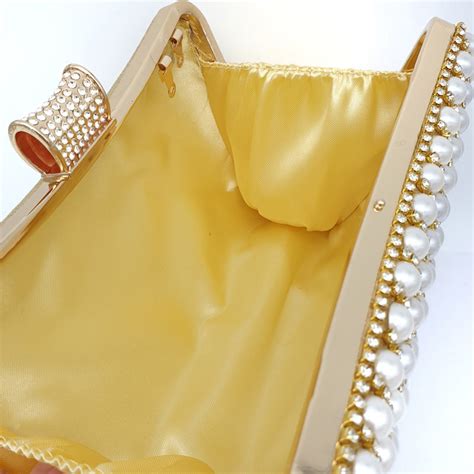 Pearl Clutch (Silver Or Gold) - 'Jamison' | Glam Couture