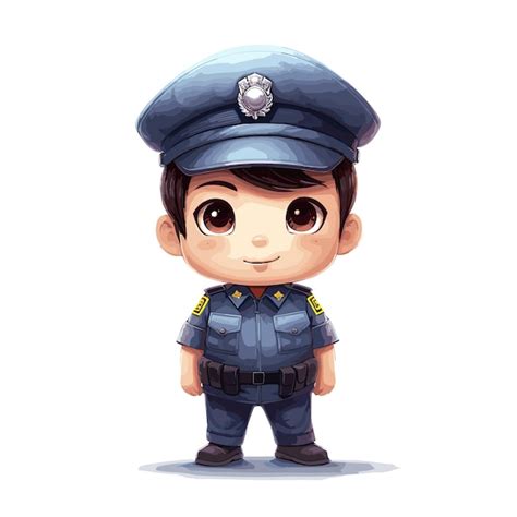 Premium Vector Police Officer Vector Illustration