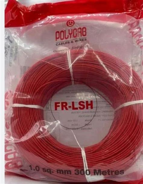 AT Polycab 300 Mtrs 1 0 Sqmm Frlsh At 3179 80 Roll Polycab Wire In