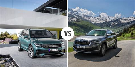 Volkswagen Tiguan Vs Skoda Kodiaq Autovergleich Autogott De