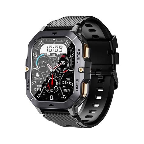 Dwjxmg Smartwatch With AMOLED Display Calling 3 Proof Design For