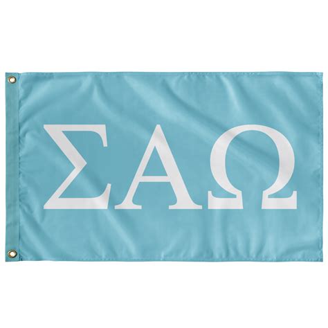 Sigma Alpha Omega Sorority Flag Greek Ts Sorority Gear Designergreek2