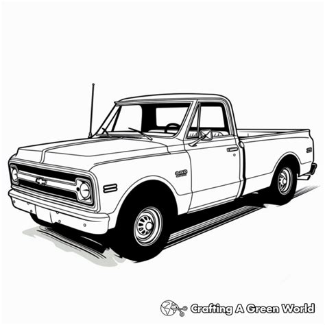 Chevy Truck Coloring Pages - Free & Printable!