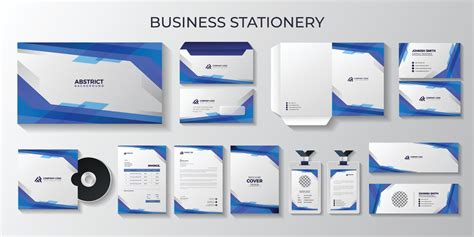 Corporate stationary template, Corporate stationary, id card, business ...