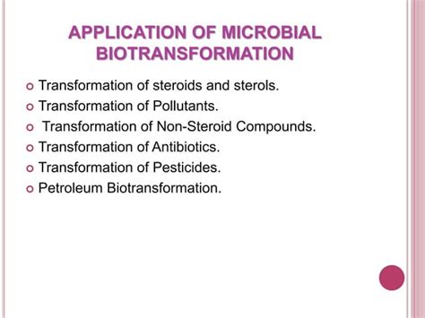 Microbial Biotransformation Pptx