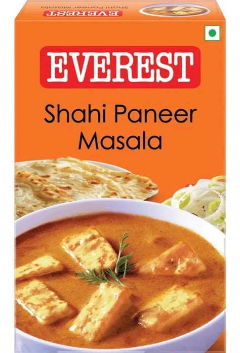 Everest Shahi Paneer Masala Packaging Size 100 Gm At Rs 39 5 Pack In