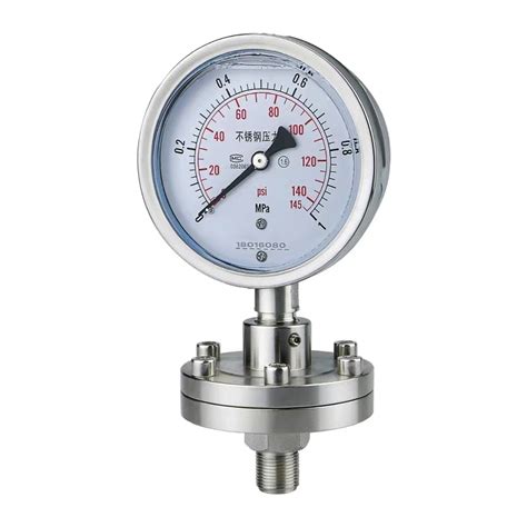 Thread Mounted Diaphragm Seal Pressure Gauge