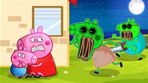 Zombie Apocalypse Parent S Pig Turn Into Zombies Peppa Funny