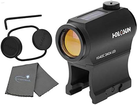 Holosun Hs C Red Dot Sight Solar Power Mm Micro Sight Pricepulse