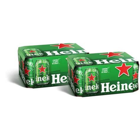 Cerveja Heineken Lata Ml Packs Unidades Shopee Brasil