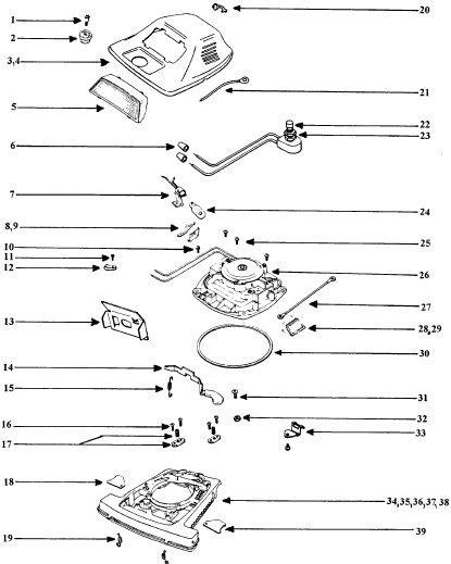 Sanitaire Vacuum Parts Diagram