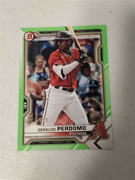 Geraldo Perdomo Baseball Card Database - Newest Products will be shown first in the results - 50 ...