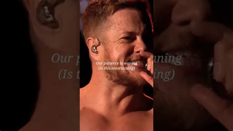 Imagine Dragons Bones Our Patience Is Waning Lyrics