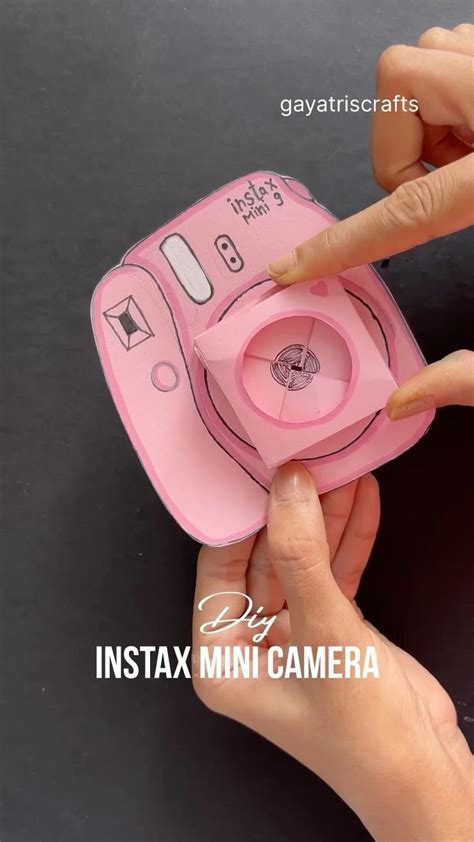 Gayatri Chouhan On Instagram Diy Instax Mini Paper Camera Crafts