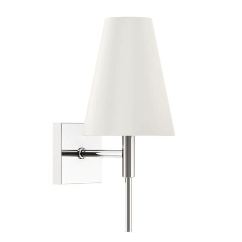 Polished Chrome Finial Wall Light R S Robertson