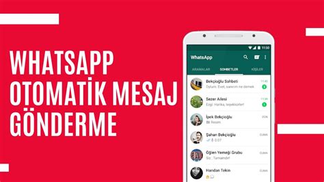 Whatsapp Otomatik Mesaj G Nder L Whatsapp Her G N Ayn Saatte Mesaj