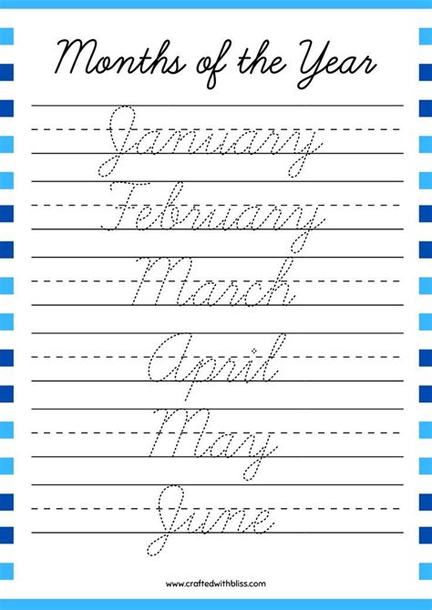 printable cursive handwriting worksheet printable cursive handwriting ...