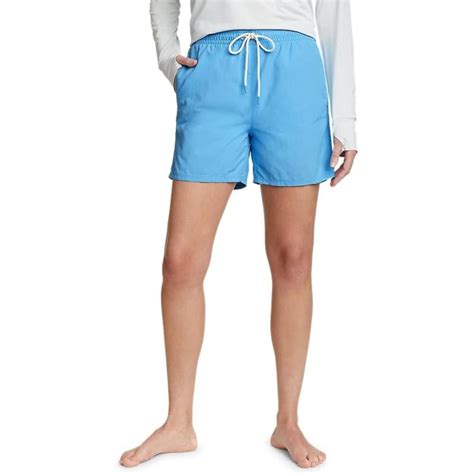 Eddie Bauer Tidal High Rise Shorts Regular Misty Blue Eddie Bauer