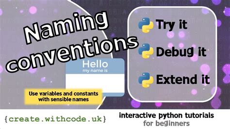 Python Naming Conventions