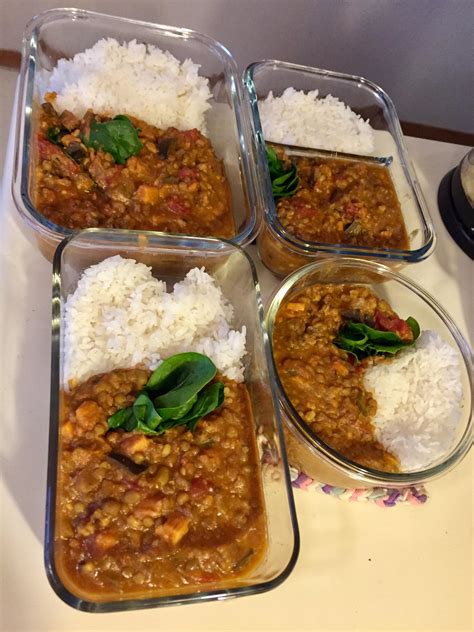 Vegan curry and rice : r/MeatlessMealPrep