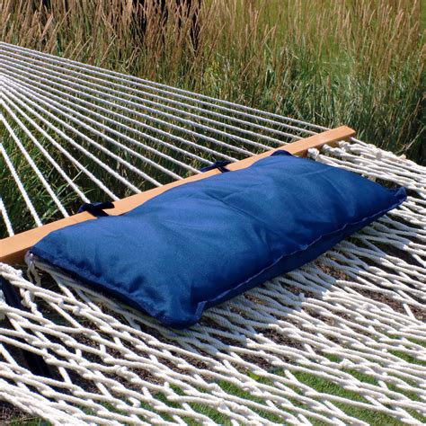 Sunnydaze Large Hammock Pillow With Ties Outdoor Camping Pillow