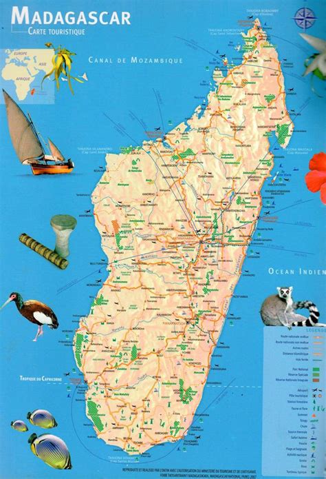 Carte De Madagascar Plusieurs Carte Dde Lîle Et Pays En Afrique