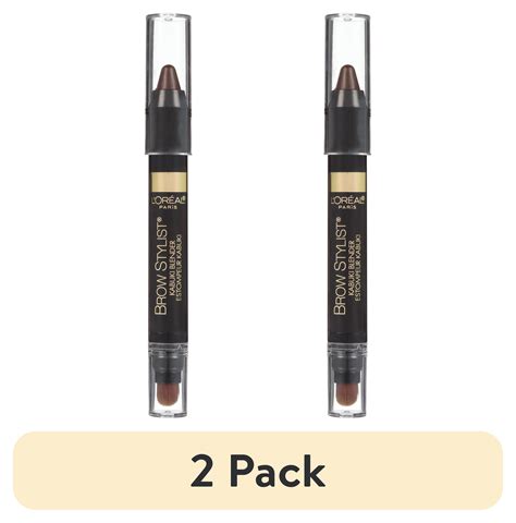 2 Pack L Oreal Paris Brow Stylist Kabuki Blender Crayons Blonde Eyebrow Pencil 0 05 Oz