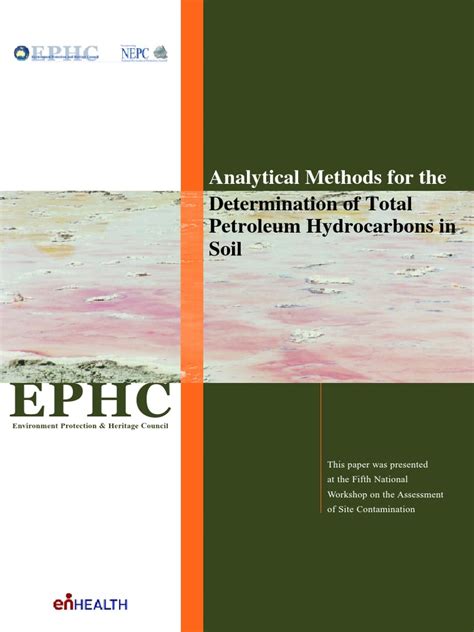 Analytical Methods For The Determination Of Total Petroleum