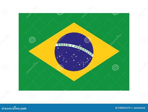 Emblema De La Bandera De Brasil Stock De Ilustraci N Ilustraci N De