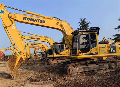 Second Hand Digger Excavator Komatsu PC220 Used Medium Hydraulic