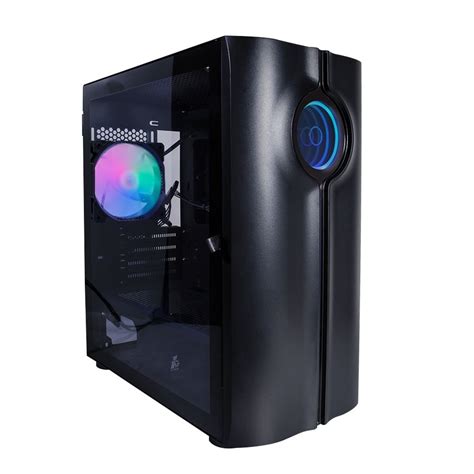 Корпус 1STPLAYER INFINITE SPACE IS3 Black mATX, TG 1x120mm RGB fan inc ...