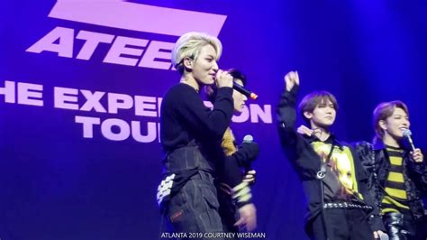 ATEEZ AEGYO THE EXPEDITION TOUR ATLANTA 190322 YouTube