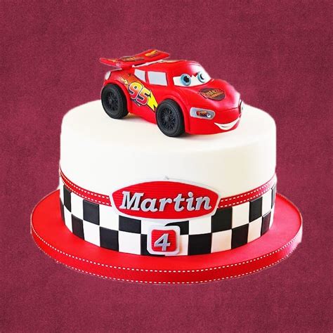 McQueen Car Birthday Cake Faridabadcake