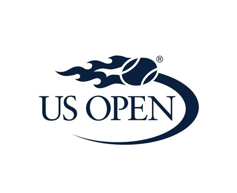 Us Open Logo Symbol Blue Tournament Tennis The championships Design ...