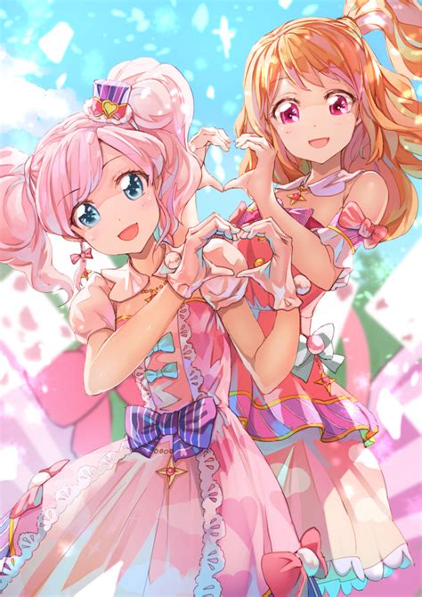 Oozora Akari And Amahane Madoka Aikatsu And 1 More Drawn By Koruse