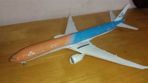 Klm Orange Pride Livery Boeing B Er Papercraft Alvarez