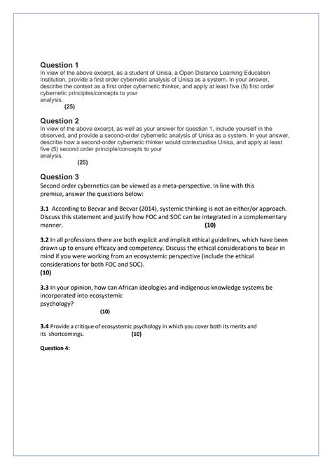 SOLUTION Psyc4808 Ecosystemic Psychology Assignment 2023 Studypool