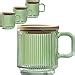 Amazon Lysenn Glass Coffee Mugs Set Of Premium Classical