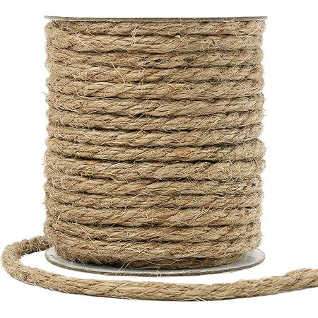 Tenn Well Mm Jute Garden Rope Feet Thick And Strong Garden Jute