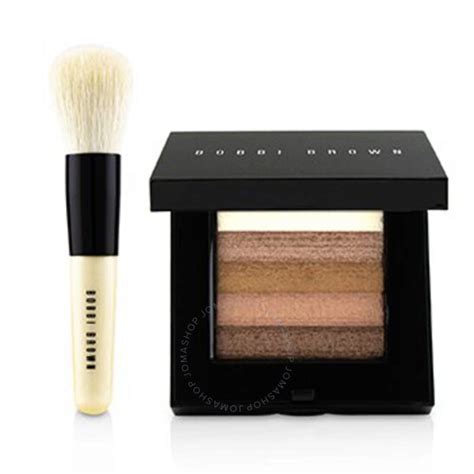 Bobbi Brown Bronze Shimmer Brick Set Bronze Shimmer Brick Compact Mini Face Blender Brush