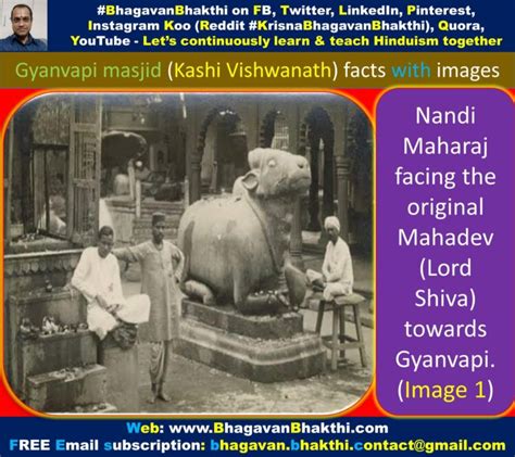 Gyanvapi masjid (Kashi Vishwanath) facts with images - Bhagavan Bhakthi (Hinduism)