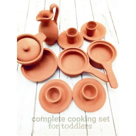 Lutu Lutuan Na Palayok Toy Clay Cooking Set Shopee Philippines