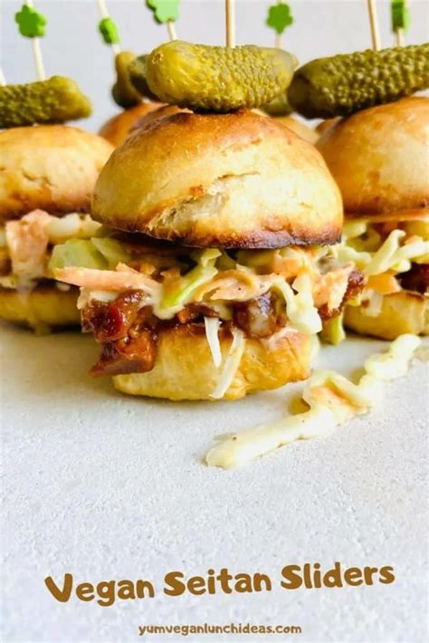 The Best Vegan Sliders With Beer Bbq Seitan