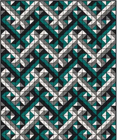 Woven A 3 Dimensional Quilt Using Half Square Triangles Artofit