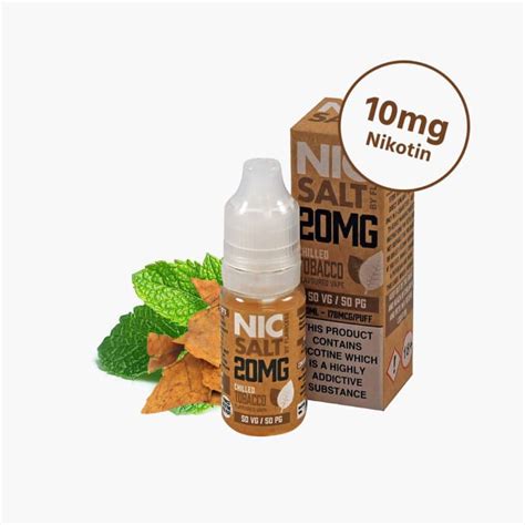 Flawless Chilled Tobacco Tabak Nikotinsalz Liquid 10mg