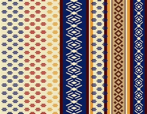 Premium Vector | A set of patterns for the collection of fabric